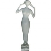TALL LALIQUE CRYSTAL "ISIS MUS