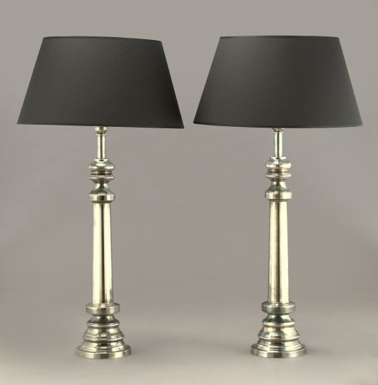 Tall, Large Pair of French Nickel