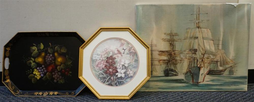 TALL MASTED SHIPS, PRINT ON CANVAS,