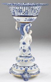 Tall Meissen Porcelain Figural