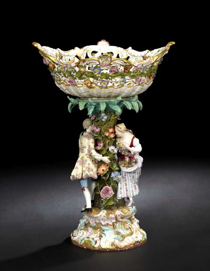 Tall Meissen Reticulated