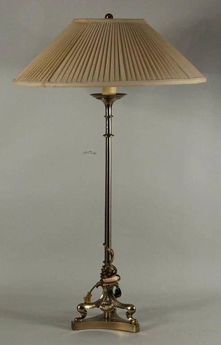 TALL METAL EMPIRE FORM LAMP