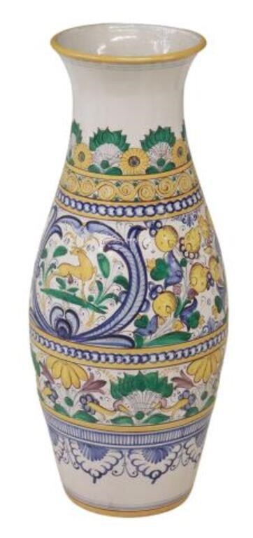 TALL MODRA SK CZECH TIN-GLAZED