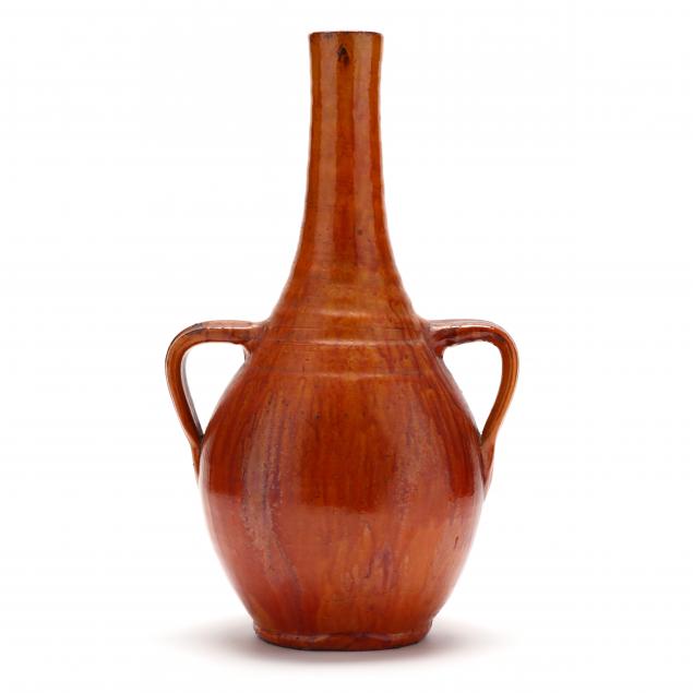 TALL NECK VASE, ATTRIBUTED WAYMON