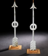 Tall Pair of French Cast-Iron