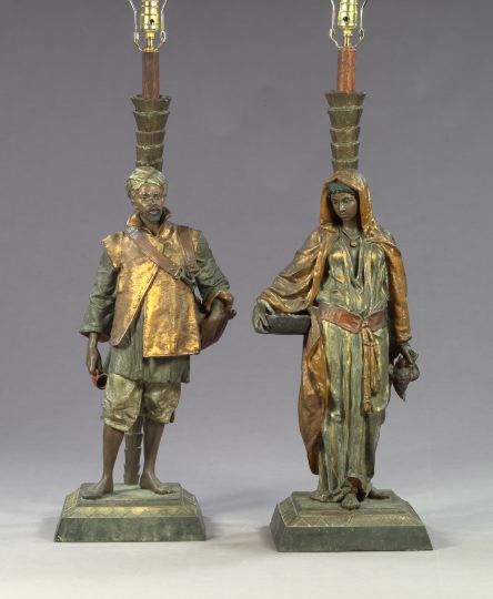 Tall Pair of French Elaborately