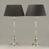 Tall Pair of French Satin-Poli