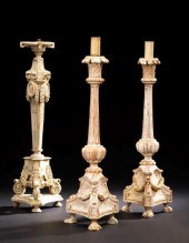Tall Pair of Italian Carved an