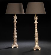 Tall Pair of Italian Turned, M