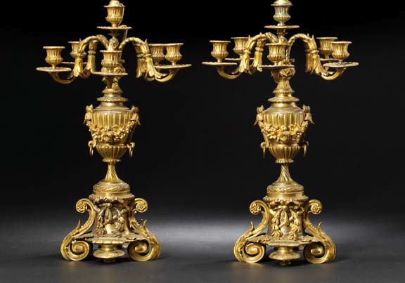 Tall Pair of Napoleon III