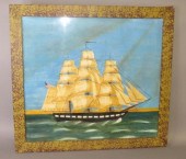 TALL SHIP THEOREM FOLK ART PAI