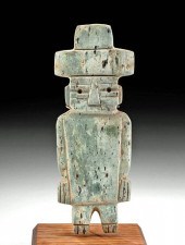 TALL TEOTIHUACAN GREENSTONE ST