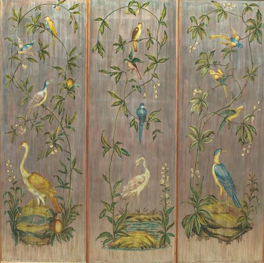 Tall Trio of Polychromed,