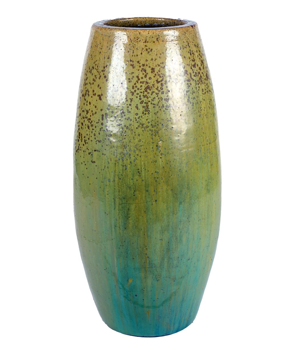 TALL YELLOW-GLAZED