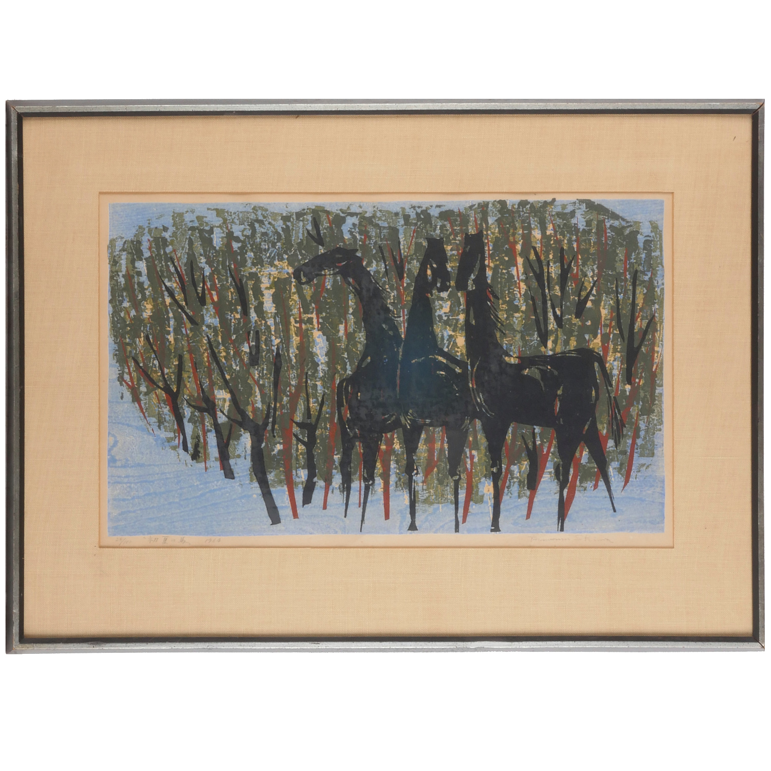 TAMAMI SHIMA, WOODBLOCK PRINT