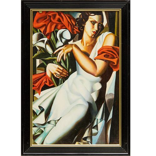 TAMARA DE LEMPICKA (AFTER), OIL