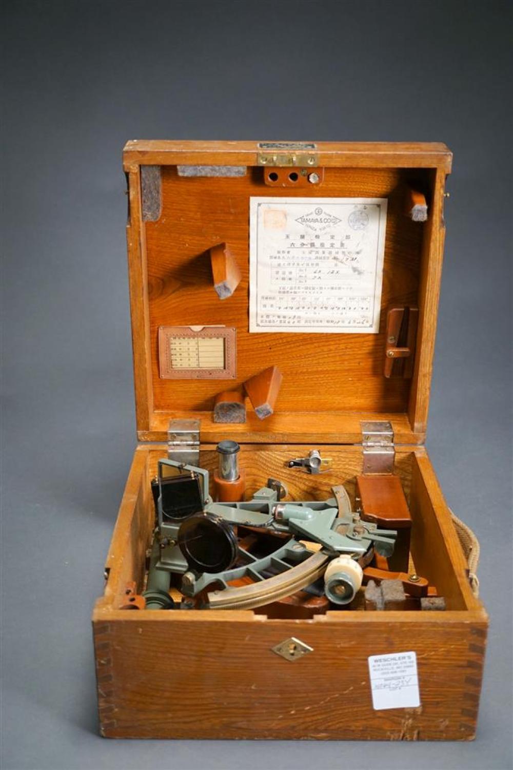TAMAYA & CO SEXTANT WITH OAK