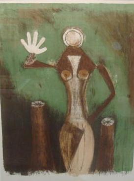 TAMAYO, Rufino. Signed Color