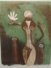 TAMAYO, Rufino. Signed Color L