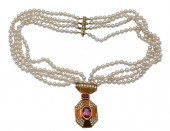 TAMBETTI 18 KARAT GOLD PENDANT