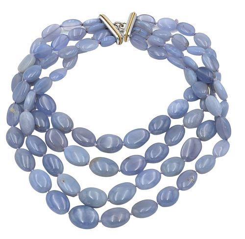 TAMBETTI FOUR STRAND NECKLACE,