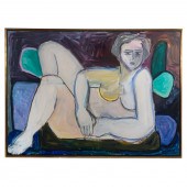 TAMMRA SIGLER. RECLINING NUDE,