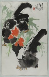 TAN CHANGRONG CHICKENS PAINTIN