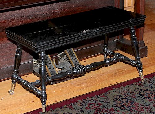 TANDEM PIANO BENCHA ca 1900,