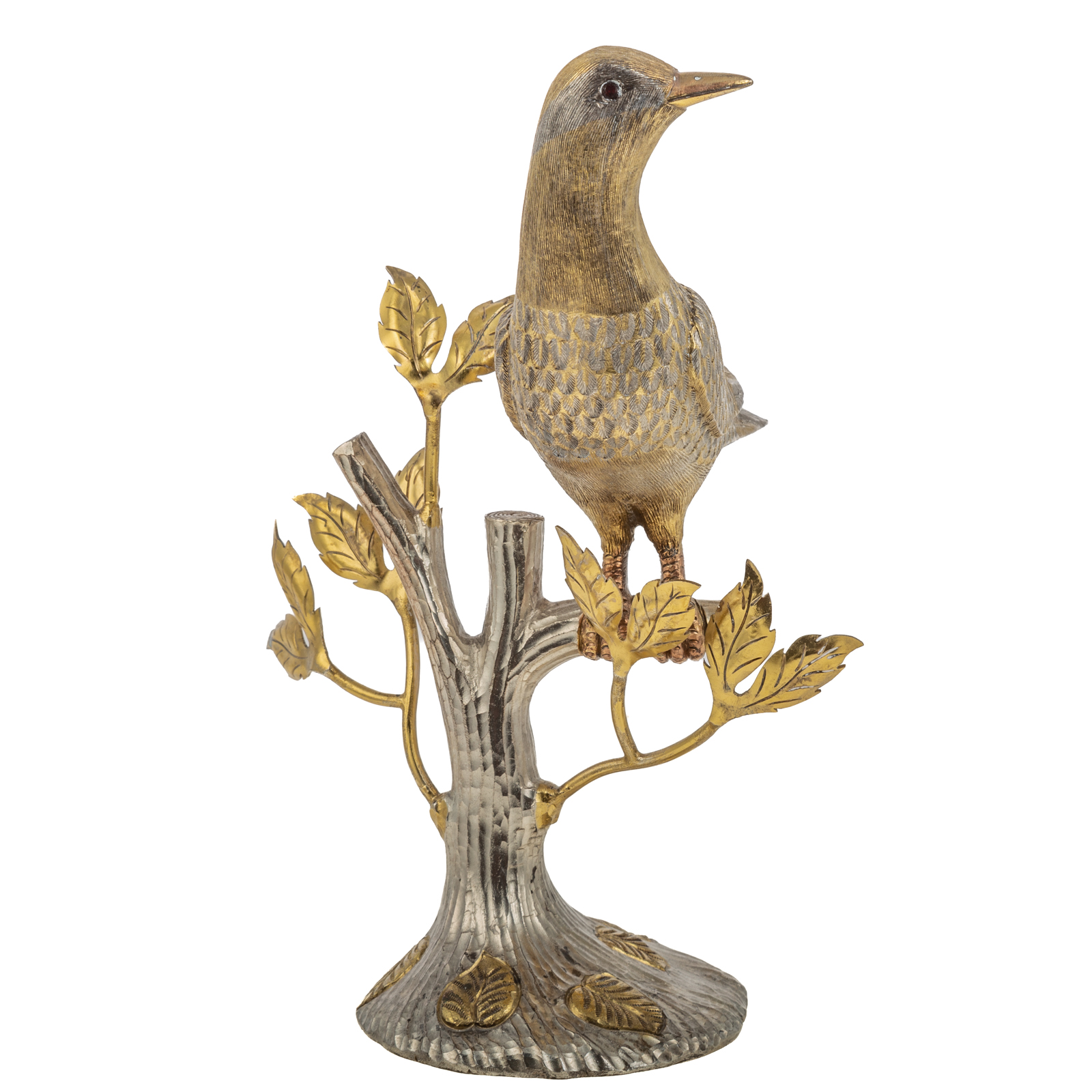TANE GILT STERLING FIGURE OF A BIRD
