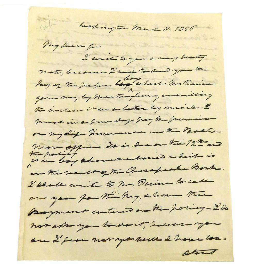 TANEY, ROGER B. (FIFTH CHIEF