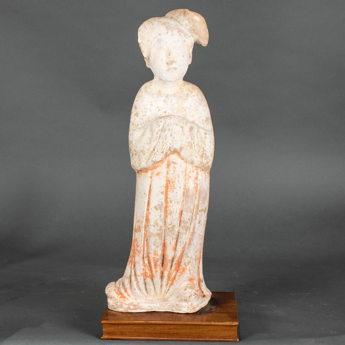 TANG DYNASTY PAINTED TERRA COTTA