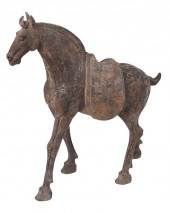 TANG DYNASTY POTTERY HORSEChin