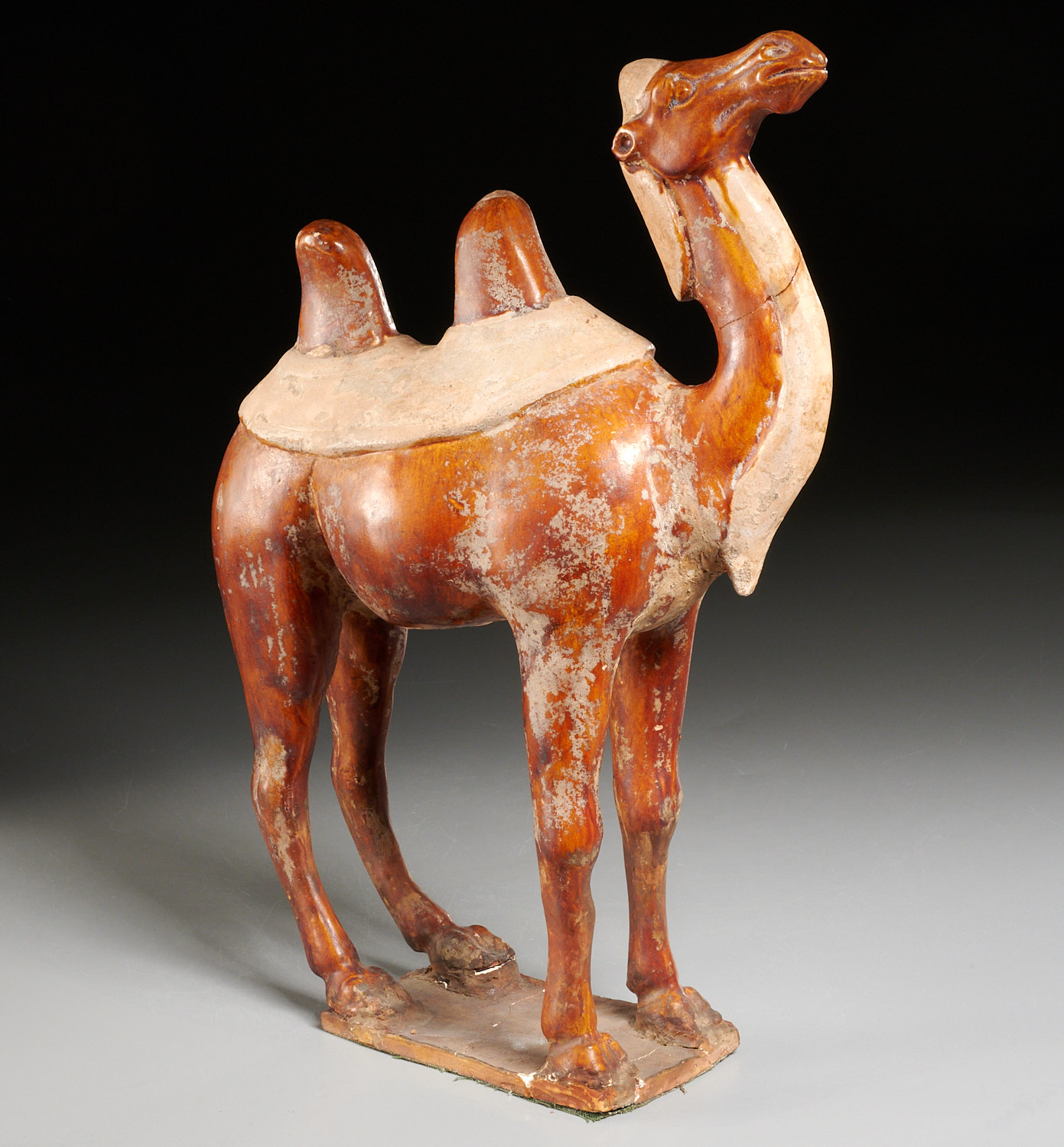 TANG ERA POTTERY FIGURE OF A