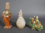 TANG STYLE CERAMIC FIGURES OF