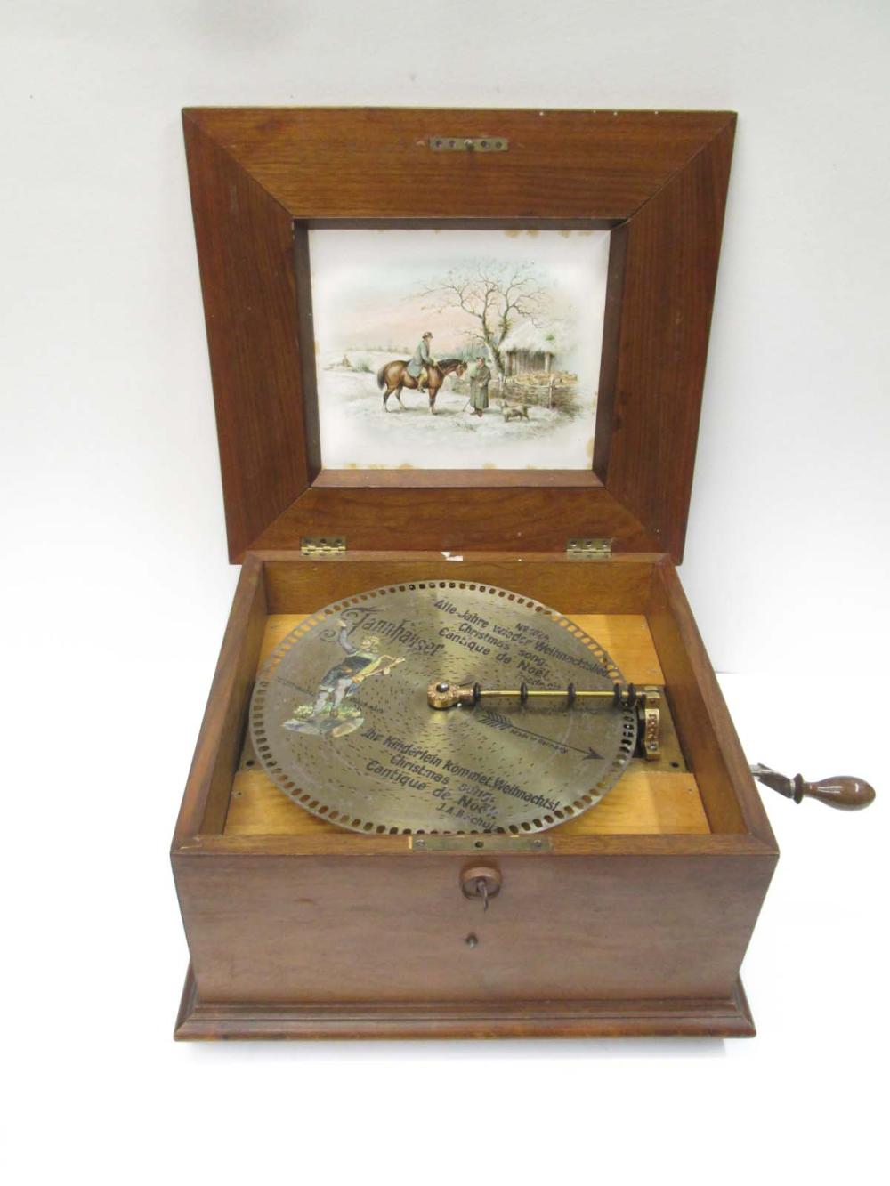 TANNHAUSER DISC MUSIC BOX WITH