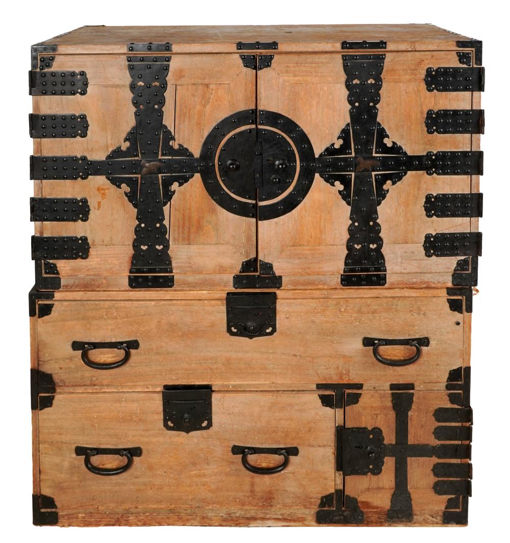 TANSU CHESTin two sections;