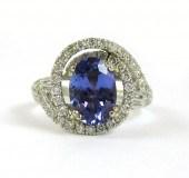 TANZANITE, DIAMOND AND FOURTEE