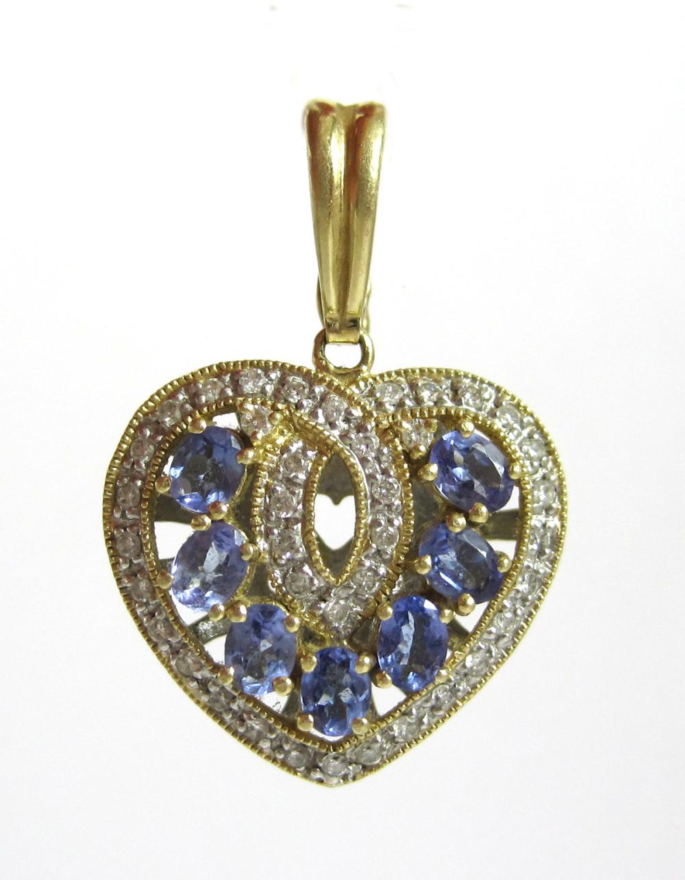 TANZANITE, DIAMOND AND FOURTEEN