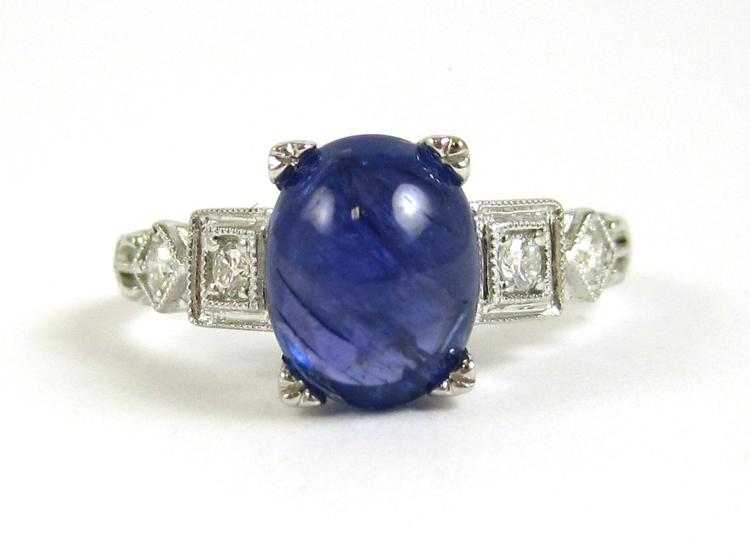 TANZANITE, DIAMOND AND FOURTEEN