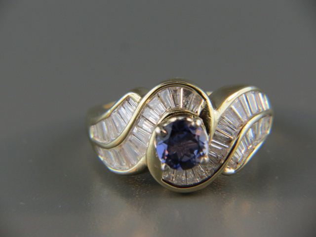 Tanzanite & Diamond Ring 1 carat