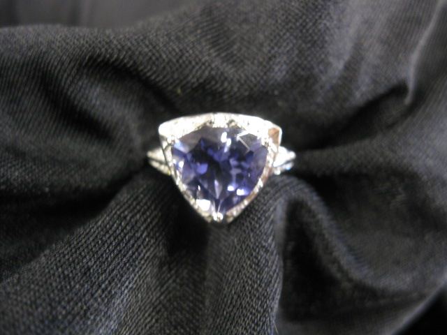 Tanzanite & Diamond Ring 3 carat