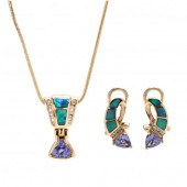 TANZANITE, OPAL, AND DIAMOND P