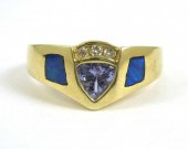 TANZANITE, OPAL, DIAMOND AND F