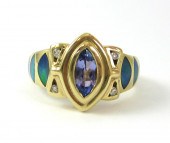 TANZANITE, OPAL, DIAMOND AND F