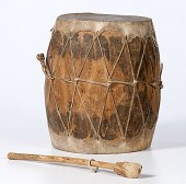 Taos Pueblo Drum and Beater cy