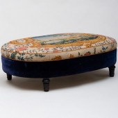 TAPESTRY AND VELVET COVERED OV