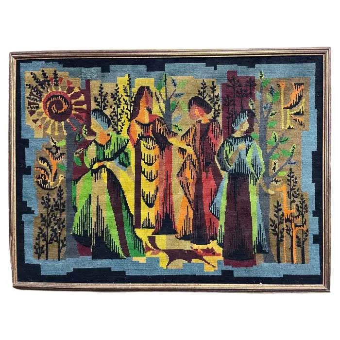 TAPESTRY BY JEAN LURCAT, C. 1950A