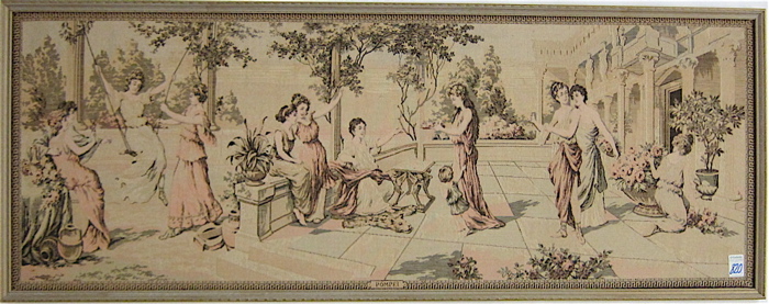 TAPESTRY DEPICTING A ROMAN