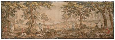 Tapestry with hunting scene,
