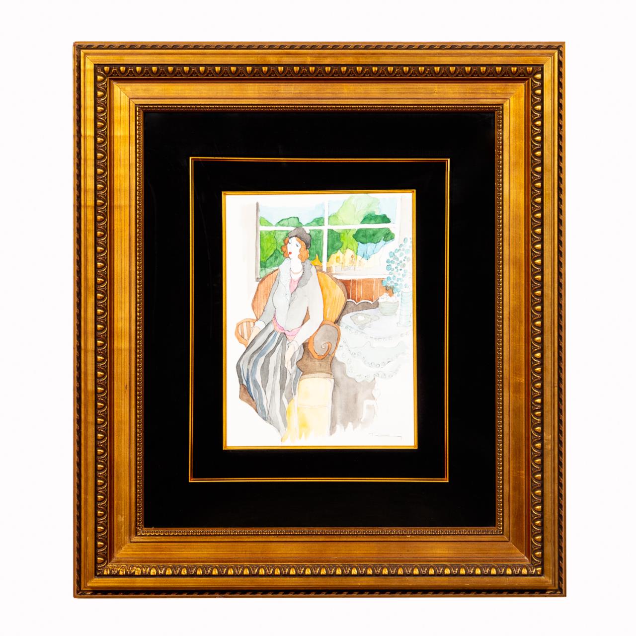 TARKAY, "LADY IN INTERIOR",